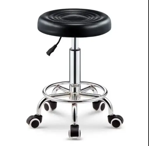 [BTRG00N] Banqueta Circular Giratoria negro