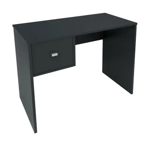 [E1CD00N] Escritorio un cajón negro