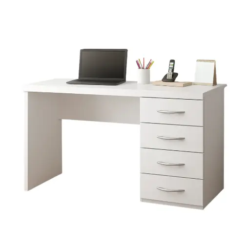 [EMRM00B] Escritorio Mesa rack Malta Blanco