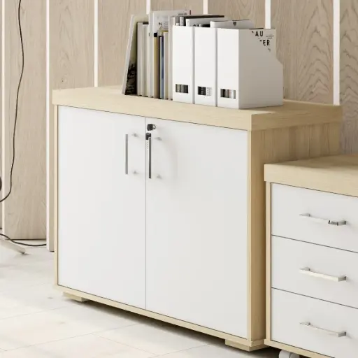 [GADO00RB] Gabinete Armario De Oficina blanco