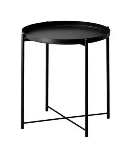 [MLAM00N] Mesa de luz o auxiliar minimalista Negro