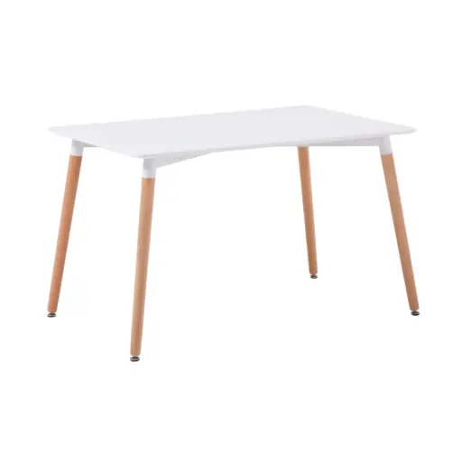 [MNI14080B] Mesa Nórdica 140cm Importada Blanco