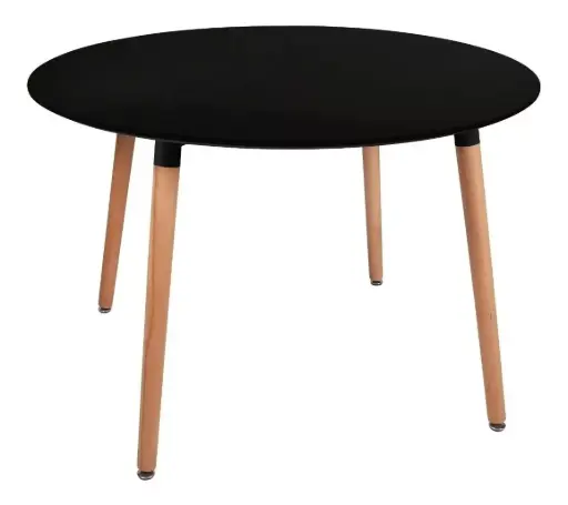 [MNR100N] Mesa Nordica 100 cm importada Negro