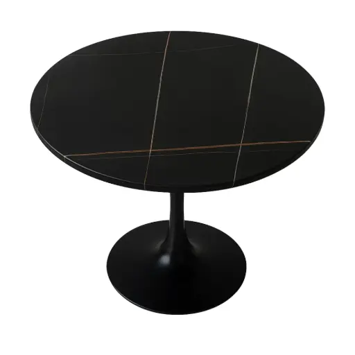 [MTNEOR80N] Mesa Tulip Neolith 80cm Negro