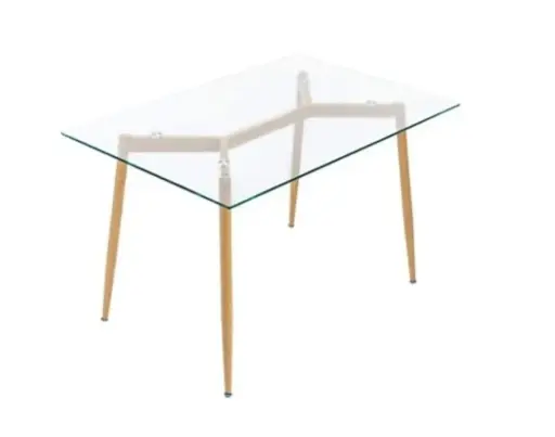 [MTV14080] Mesa Tulip Vidrio 140x80