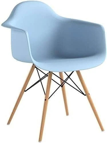 [ONEC00ACL] Sillón Eames Cerrado Azul Celeste