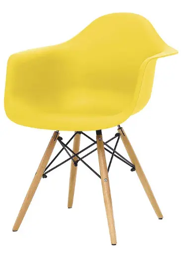 [ONEC00AM] Sillón Eames Cerrado Amarillo
