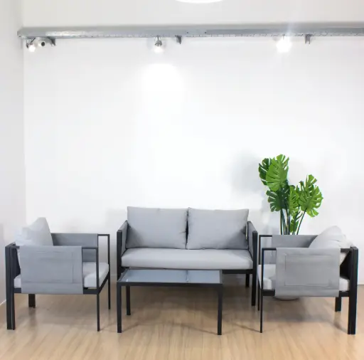 [CSBHEX00GC] Set Bahia Exterior Gris Claro