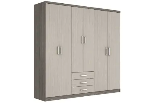 [P6P180180] Placard 6 puertas 180x183