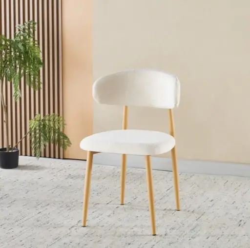 [2SFSM00OF] Set x 2 SILLA FELICITAS OFF WHITE 