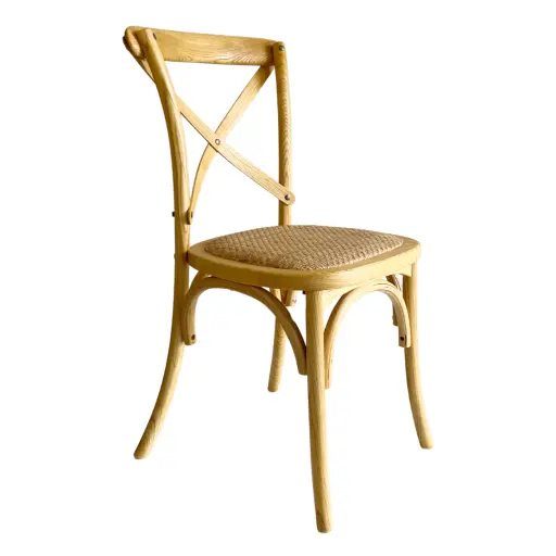 [SCRM00AN] Silla Cross Madera haya Antique