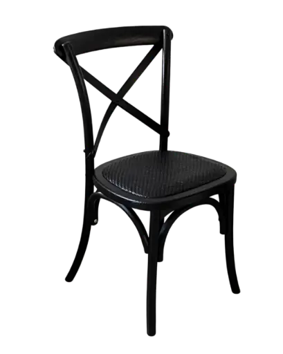 [SCRM00N] Silla Cross Madera haya Negro