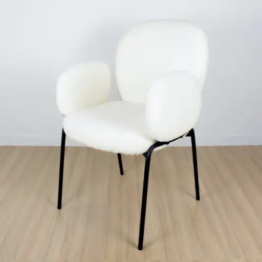 [SDCABB00] Silla Dublin con apoya brazo Boucle