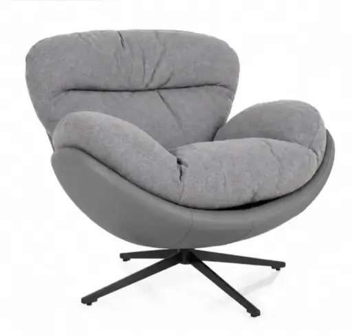 [ONBALL00G] SILLON BALL GIRATORIO GRIS 
