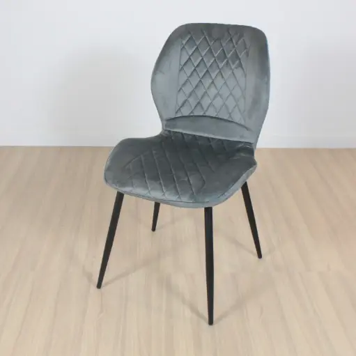 [SEPB00G] Silla  Estocolmo pana Gris