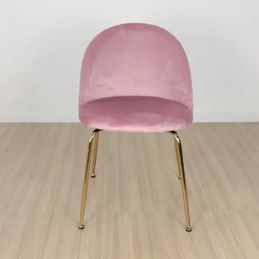 [SFRPA00RS] Silla Frank pana pata dorada Rosa