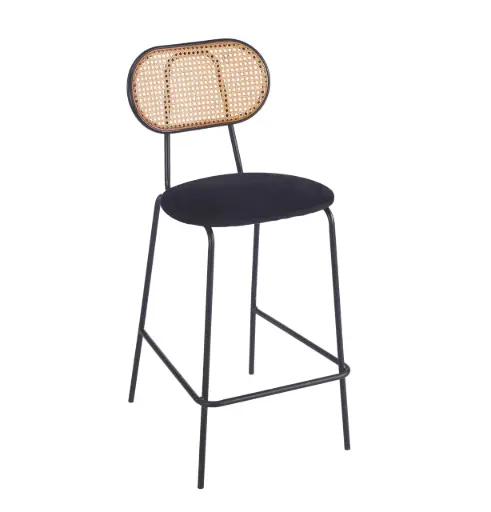 [BTRCR00N] BANQUETA RENATA CON RATTAN