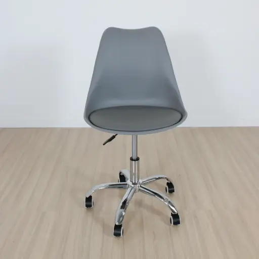[SOFGT00G] Silla Giratoria Tulip Gris