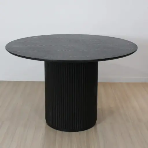 [MBMR120] MESA REDONDA MARKOVA 120 CM NEGRA