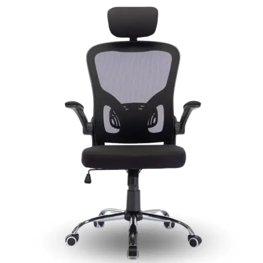 [SOFTAC00N] Silla De Escritorio Tokio Con Cabezal Ergonómica Gerencial Negro