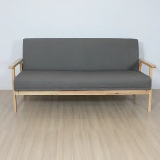 [SONE300G] Sofa nordico  3 cuerpos Gris