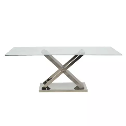 [MDLV200100] Mesa Delta Rectangular Vidrio 200X100