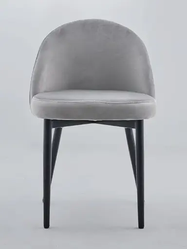 [SSPBN00GO] Silla tapizada Sybil Gris Oscuro