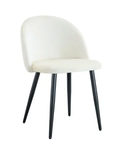 [STHPN00BE] Silla Thea patas negras Beige (Bulk)