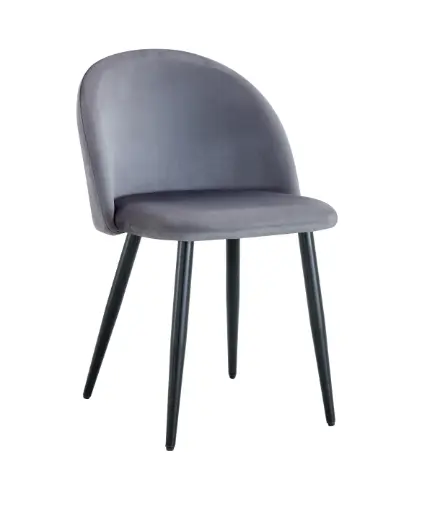 [STHPN00GO] Silla Thea patas negras Gris Oscuro (Bulk)