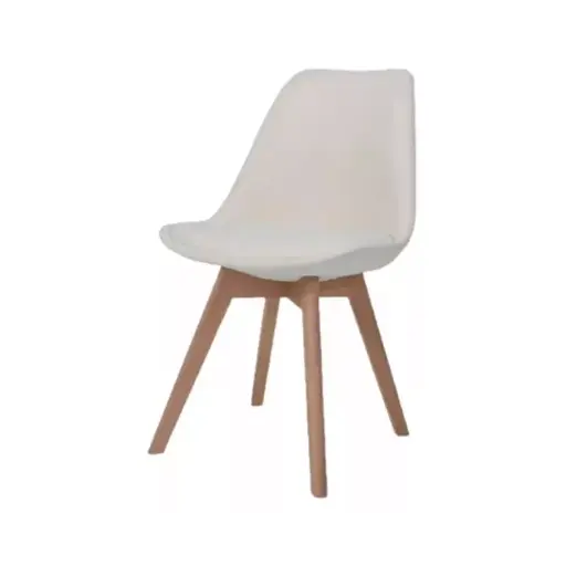 [STPHP00BE] Silla tulip pana beige