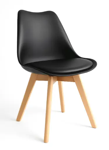 [STPH00N] Silla Tulip Negro
