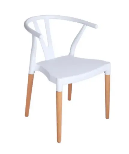 [SWPP00B] Silla Wishbone PP Blanco