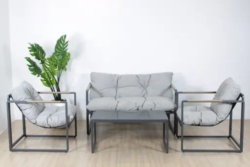 [CSLGEX00GO] Set Lago exterior gris