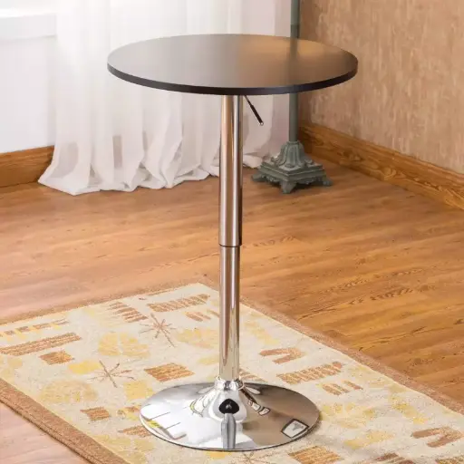 [MBRR60MA] Mesa barra regulable 60cm Wengue