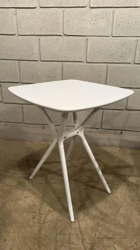 [MBP6060B] Mesa Bar Cuadrada 60 x 60 de Polipropileno Blanco