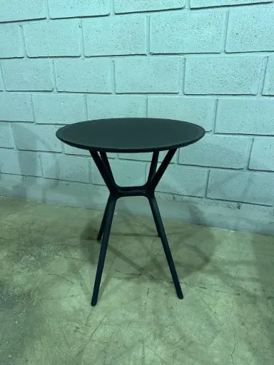 [MBPR60N] Mesa Bar Redonda 60 de Polipropileno Negro