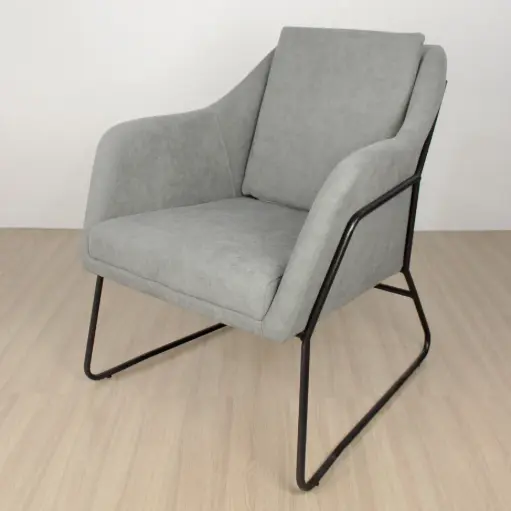 [ONMONCH00GC] Sillon Montana Chenille Gris Claro