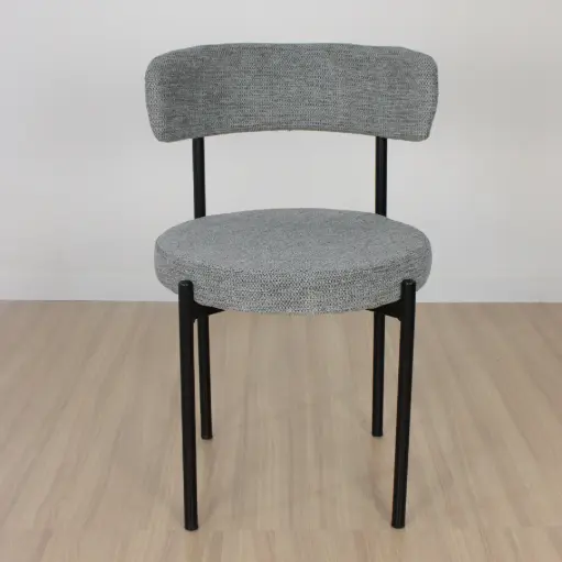 [2STIVC00GC] Set de 2 sillas tivoli Chenille Gris Claro