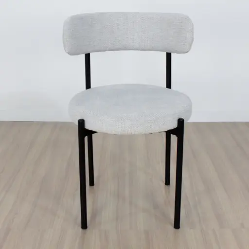 [2STIVC00OW] Set de 2 sillas tivoli Chenille OFF WITHE