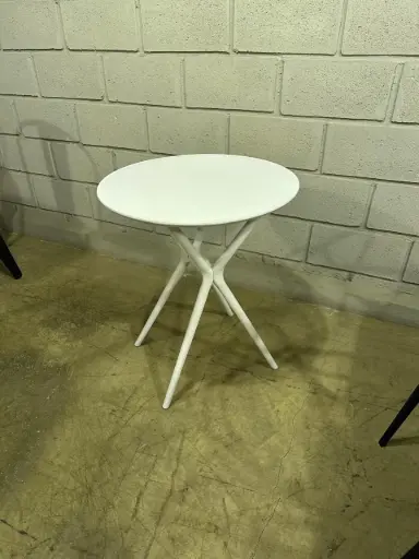 [MBPR60B] Mesa Bar Redonda 60 de Polipropileno Blanco